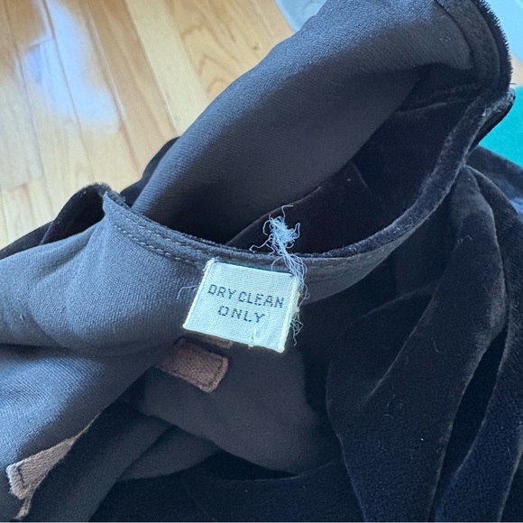 Rick Owens Limo F/W 2011 Velvet Silk Draped Cowl Neck Black Evening Gown EUC S - Picture 11 of 12